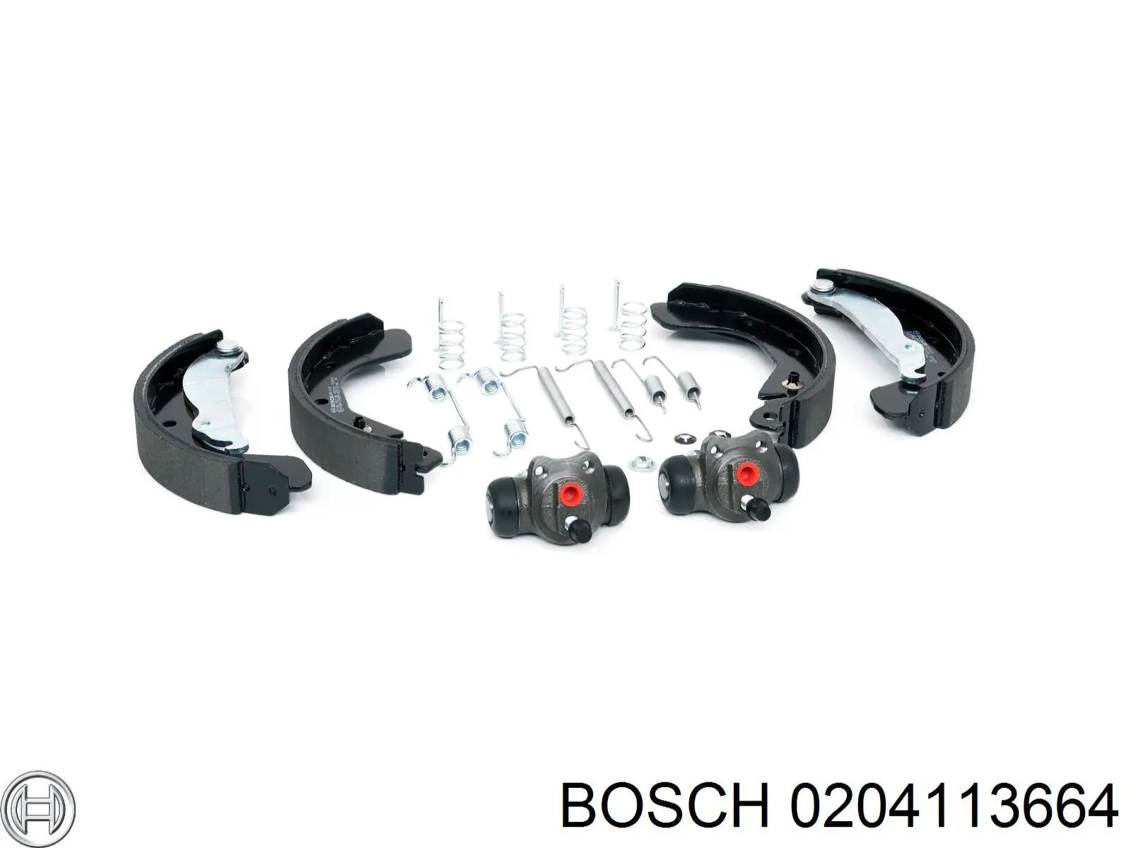 0204113664 Bosch zapatas de frenos de tambor traseras