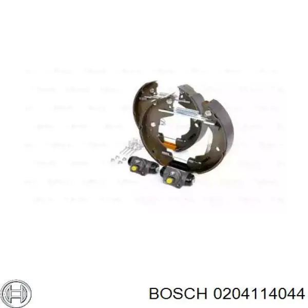 0204114044 Bosch zapatas de frenos de tambor traseras