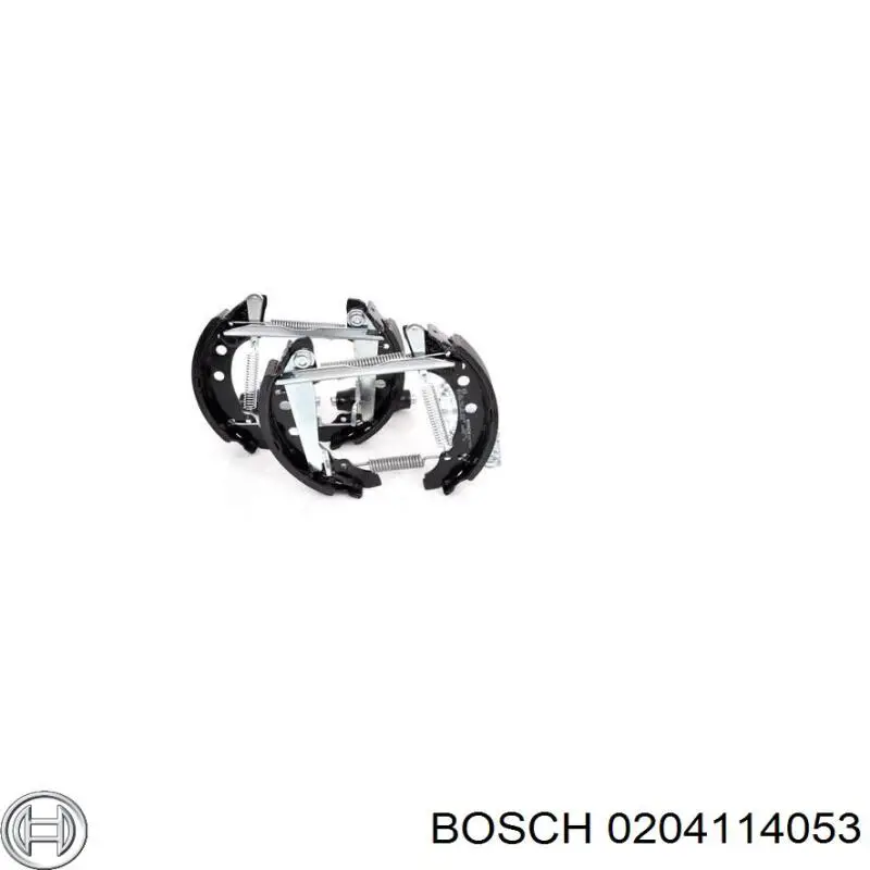 0 204 114 053 Bosch kit de frenos de tambor, con cilindros, completo