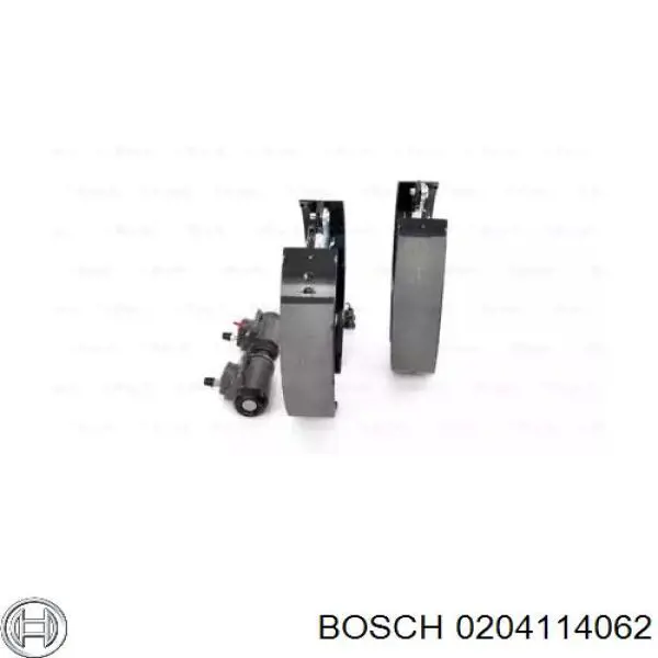 0204114062 Bosch zapatas de frenos de tambor traseras