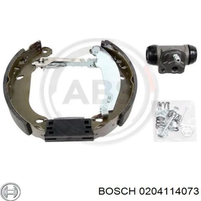 Comprar 0204114073 Bosch Kit de frenos de tambor, con cilindros, completo