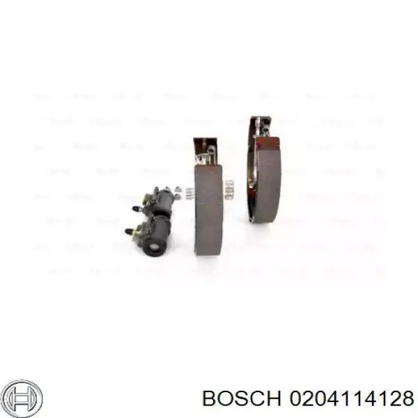 0204114183 Bosch zapatas de frenos de tambor traseras