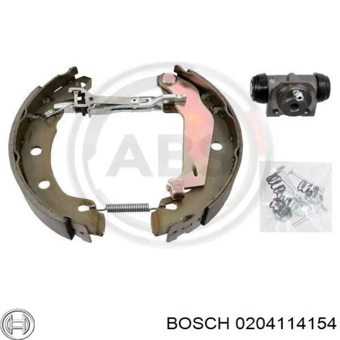 Kit frenos, disco de tambor, con cilindros, completo  Bosch 0204114154 precio, desde 92,81 EUR
