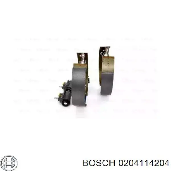 0204114204 Bosch zapatas de frenos de tambor traseras