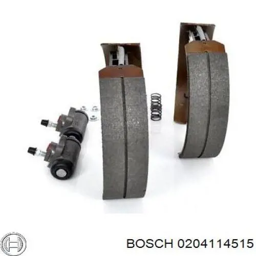 0204114515 Bosch zapatas de frenos de tambor traseras