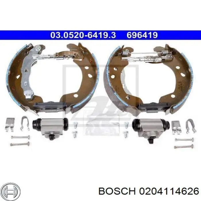 Zapatas de freno BSK208700 Open Parts