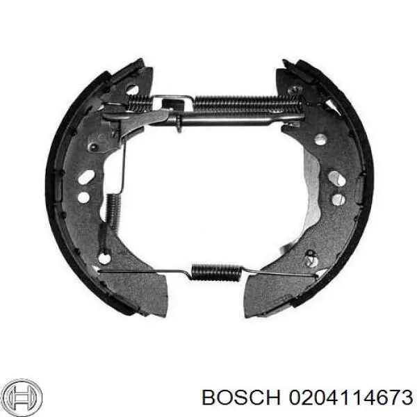 Zapatas de freno traseras Delphi KP1105