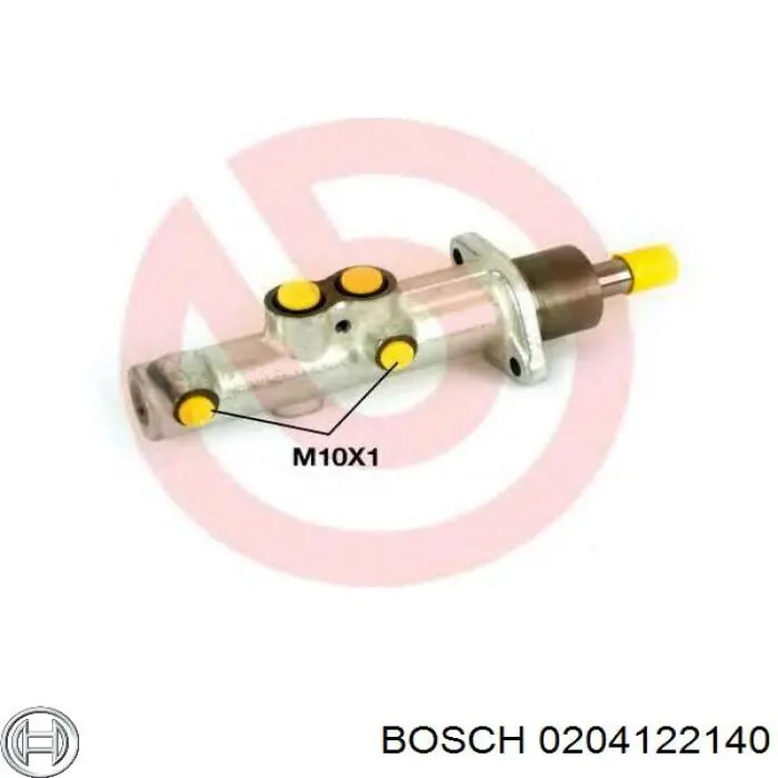 0204122140 Bosch cilindro principal de freno