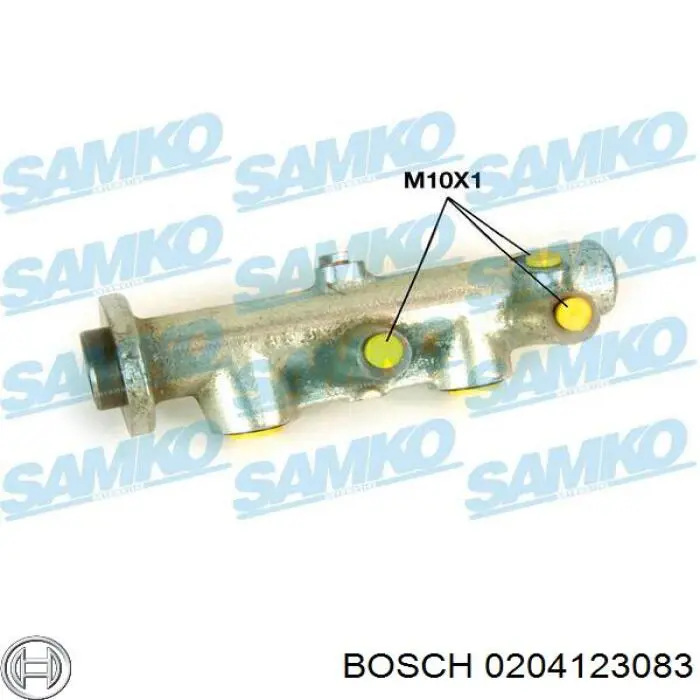 0204123083 Bosch bomba de freno