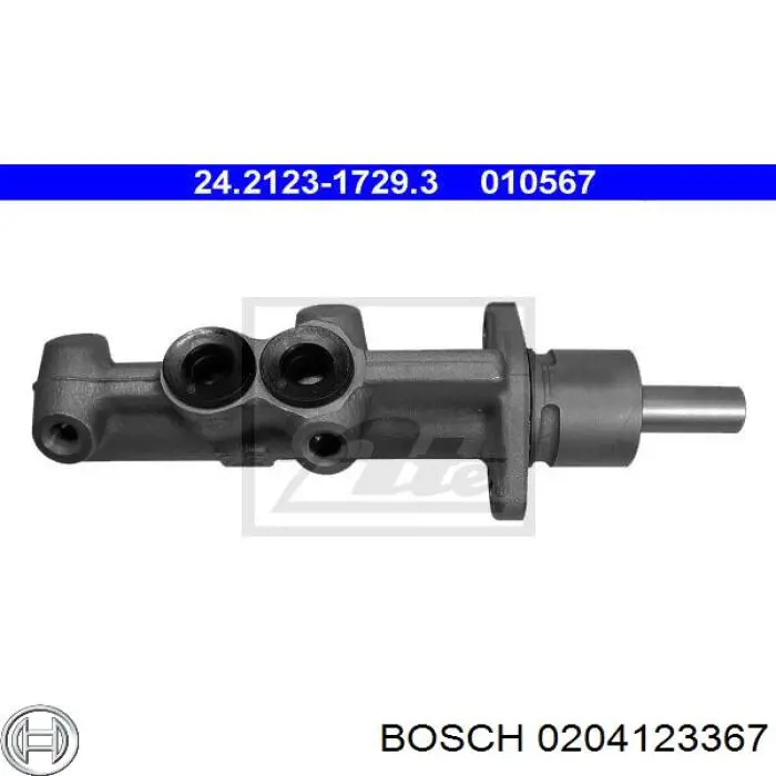 0204123367 Bosch bomba de freno