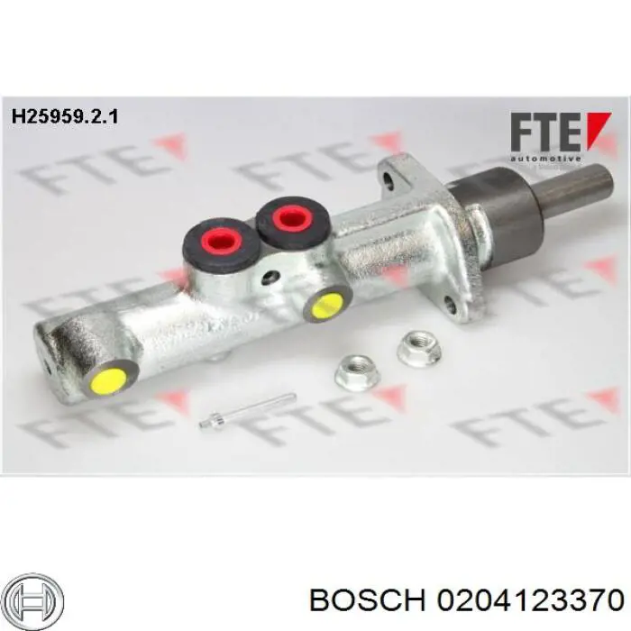 0204123370 Bosch cilindro principal de freno