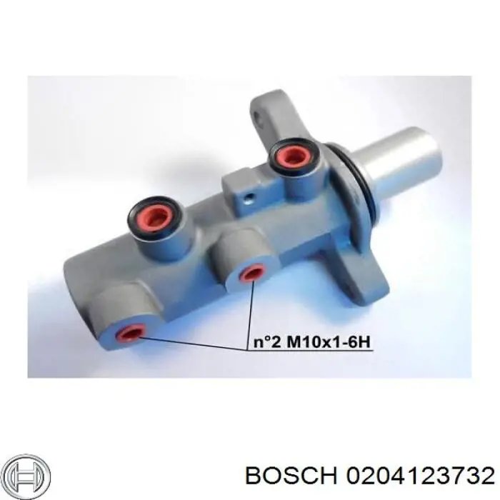 0 204 123 732 Bosch pinza de freno delantera derecha