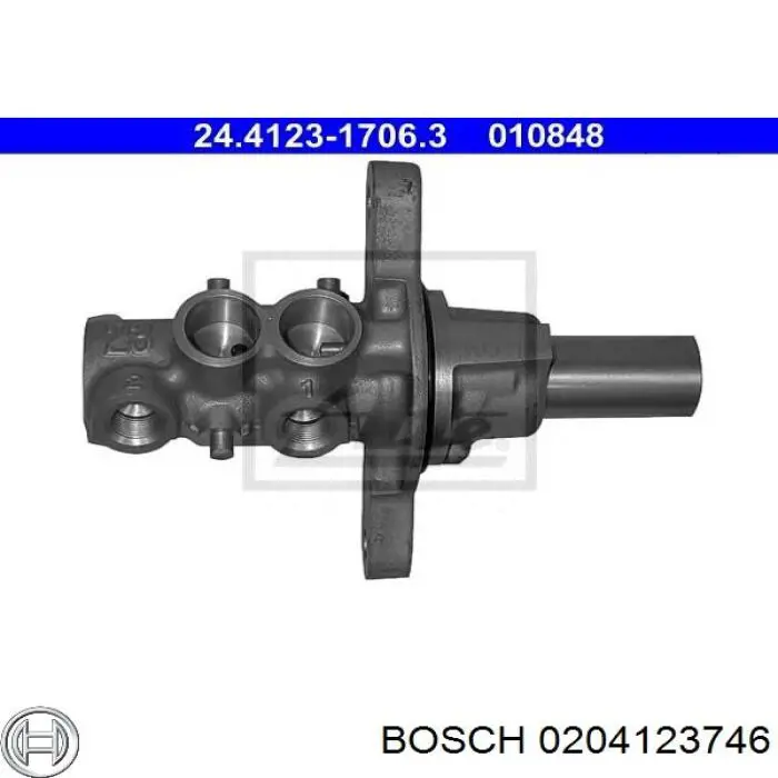 Cilindro principal de freno Bosch 0204123746