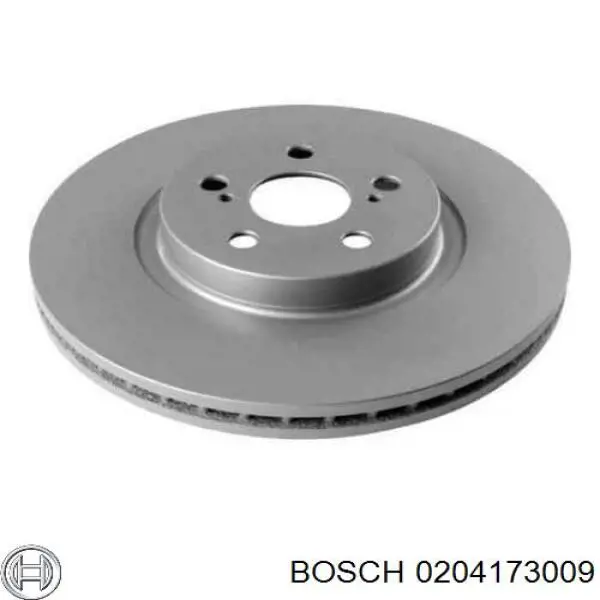 0204173009 Bosch disco de freno delantero