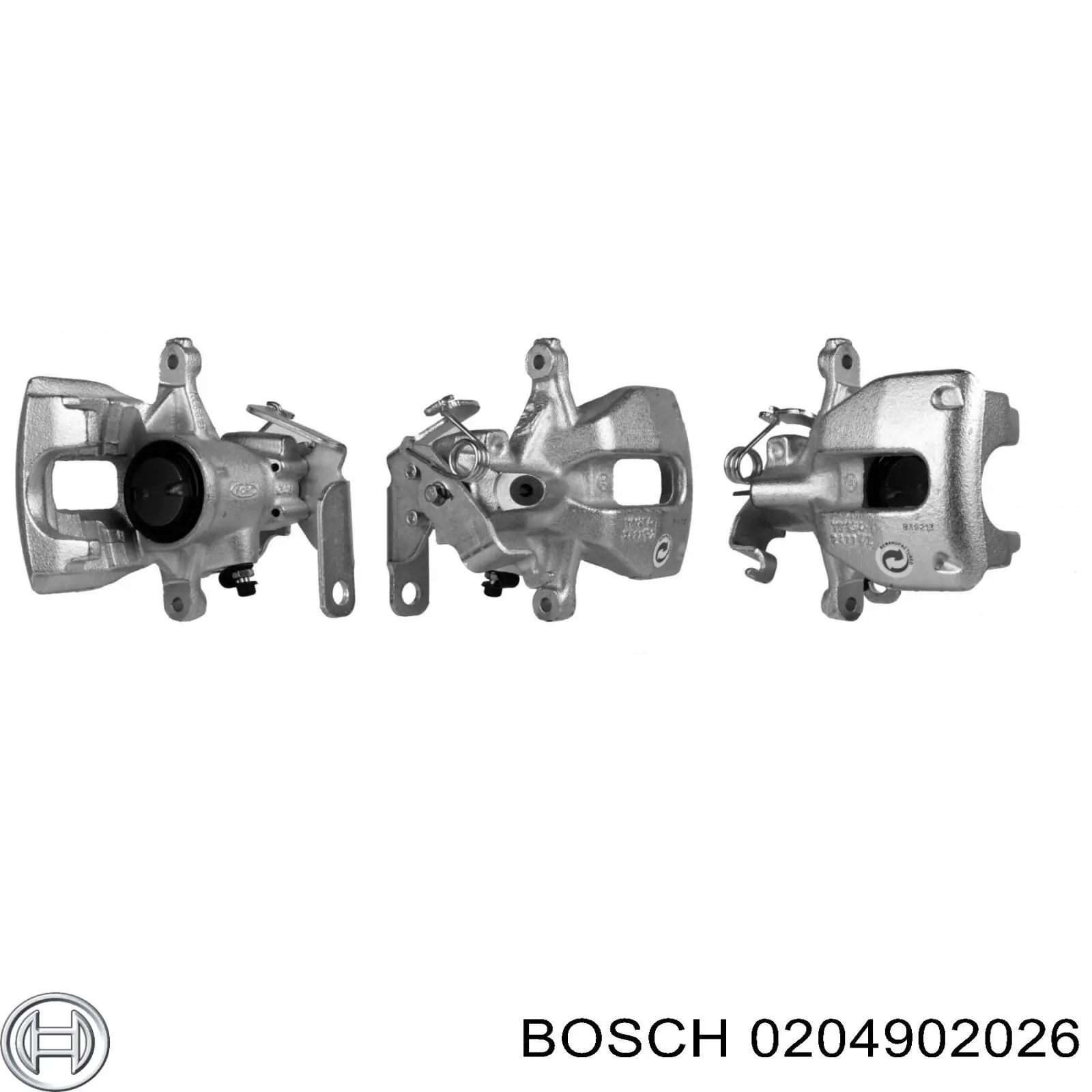 0204902026 Bosch pinza de freno trasera izquierda