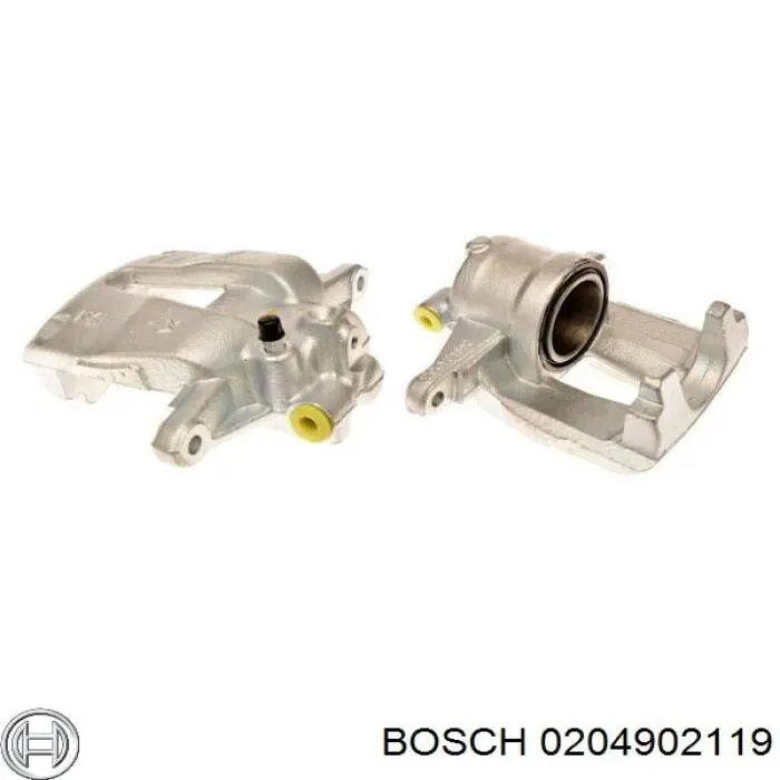 0204902119 Bosch pinza de freno delantera izquierda