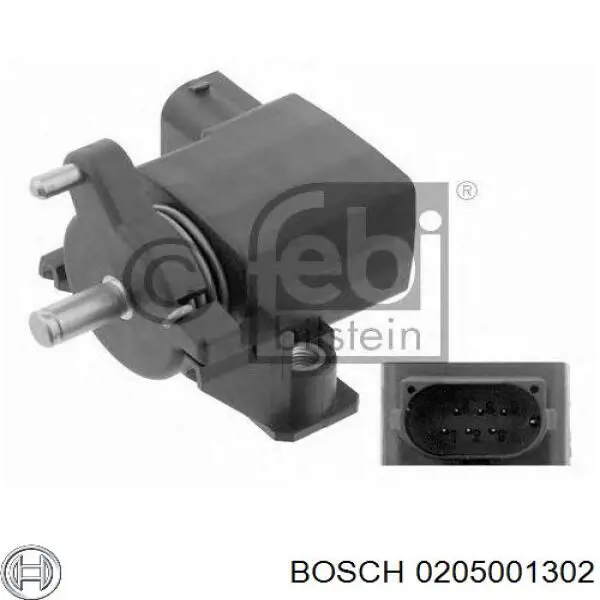 0205001302 Bosch sensor de posicion del pedal del acelerador