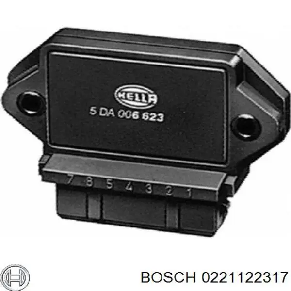 0221122317 Bosch Bobina de ignición