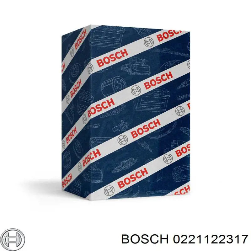 0221122317 Bosch bobina