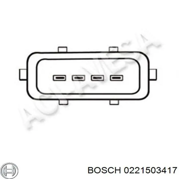 0221503417 Bosch Bobina de ignición