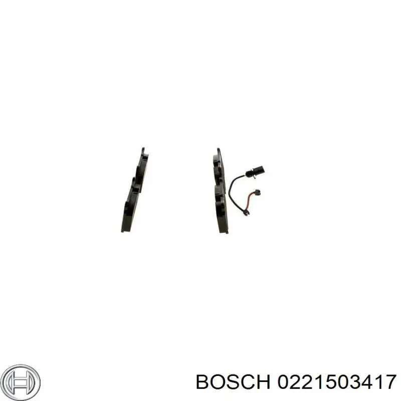 0221503417 Bosch bobina de encendido