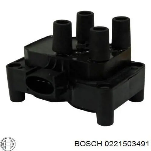 0221503491 Bosch bobina de encendido