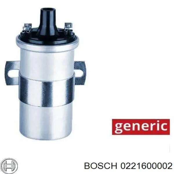 0221600002 Bosch bobina de encendido