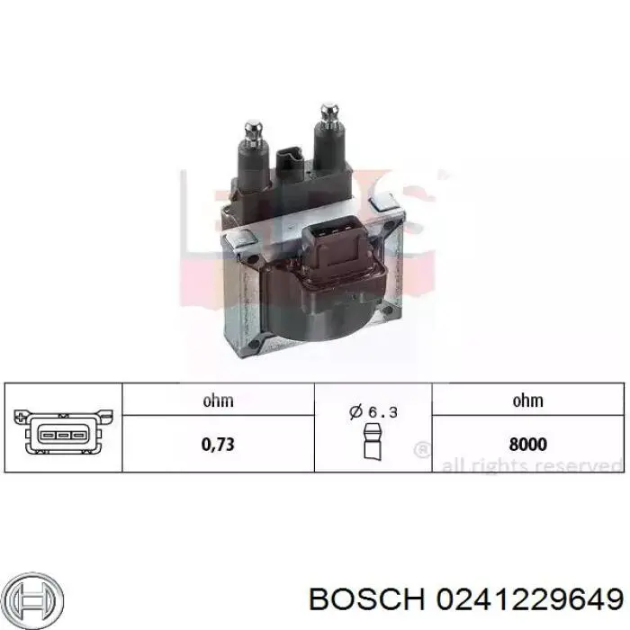 0241229649 Bosch bujía