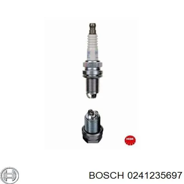 0241235697 Bosch bujía