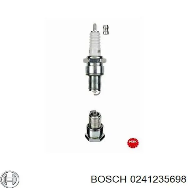 0241235698 Bosch Bujía de ignición