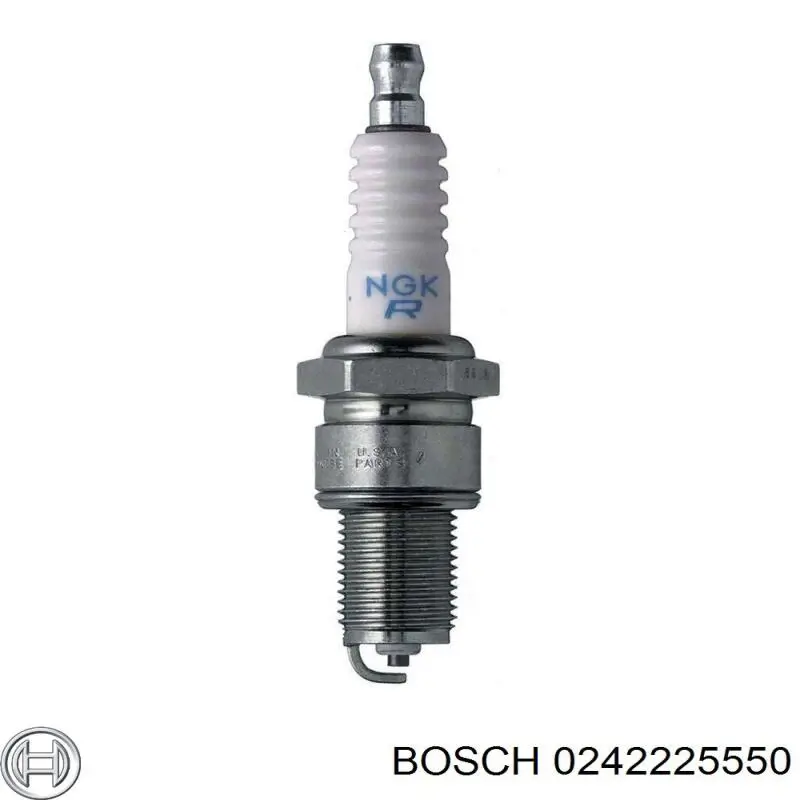 0242225550 Bosch bujía de encendido