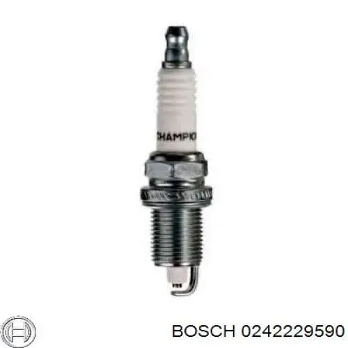 Bujía 0242229590 Bosch
