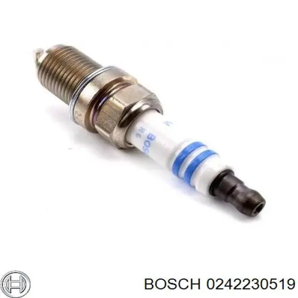 0 242 230 519 Bosch bujía de encendido