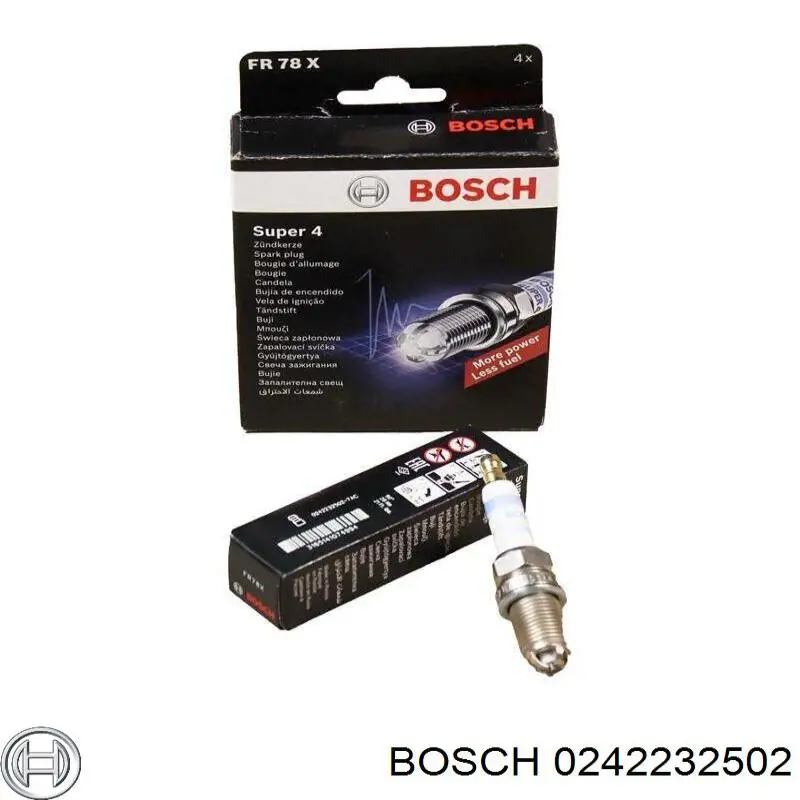 Bujía de encendido Bosch 0242232502