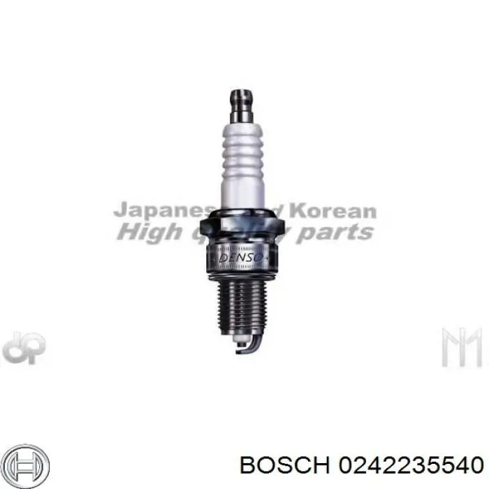 Bujía 0242235540 Bosch