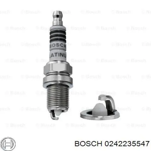 Bujía 0242235547 Bosch