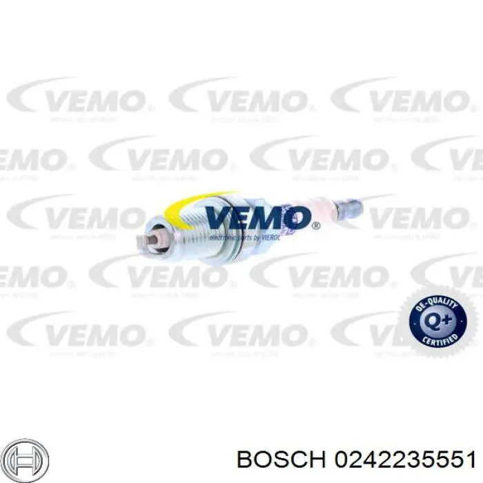 0242235551 Bosch bujía
