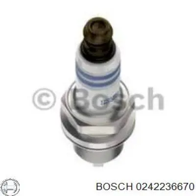 0242236670 Bosch bujía de encendido