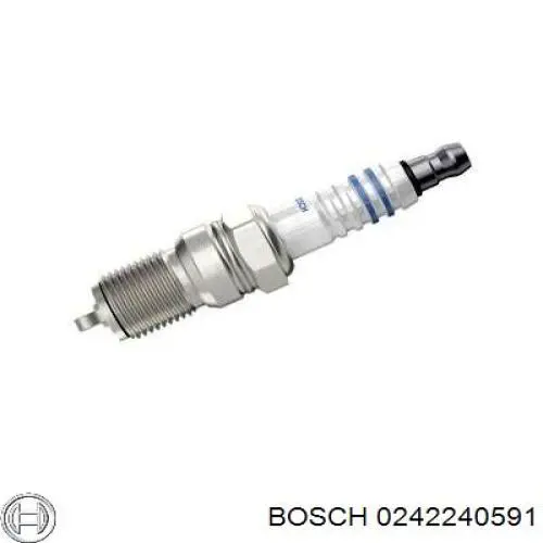 0242240591 Bosch bujía de encendido