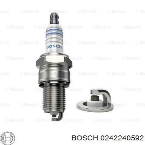 0242240592 Bosch bujía de encendido