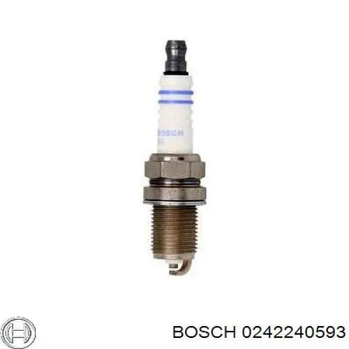 0242240593 Bosch bujía de encendido