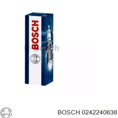 0242240638 Bosch bujía de encendido