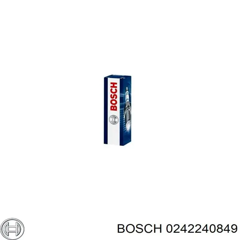Bujía de encendido Bosch 0242240849