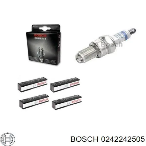 Bujía 0242242505 Bosch