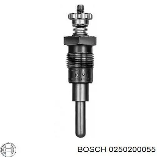 0250200055 Bosch Bujías de calentamiento