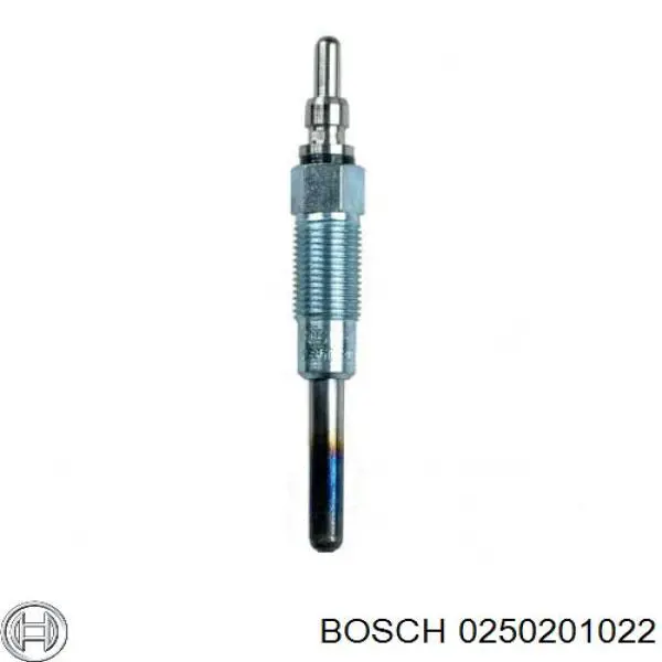0 250 201 022 Bosch bujía de precalentamiento