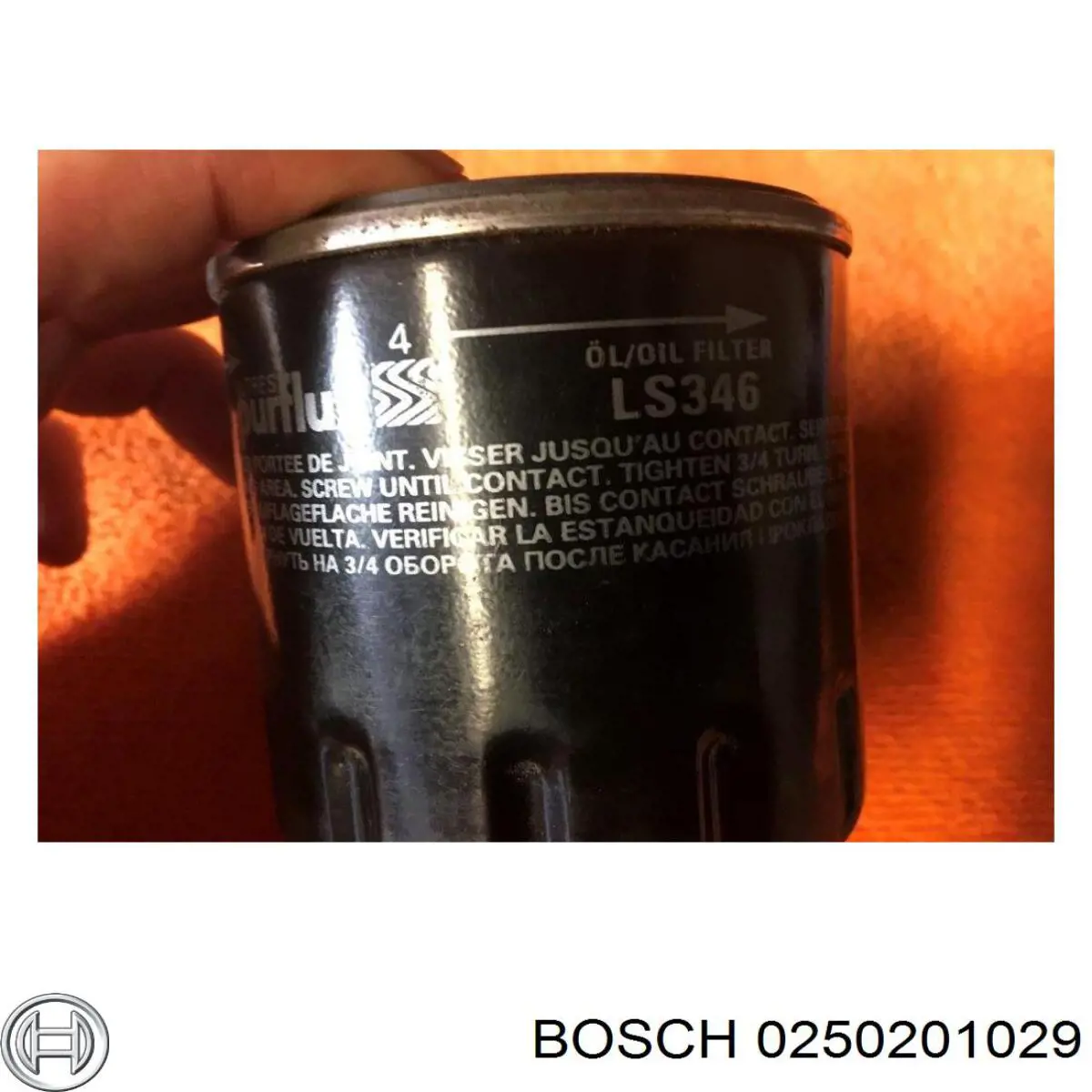 0250201029 Bosch bujía de incandescencia