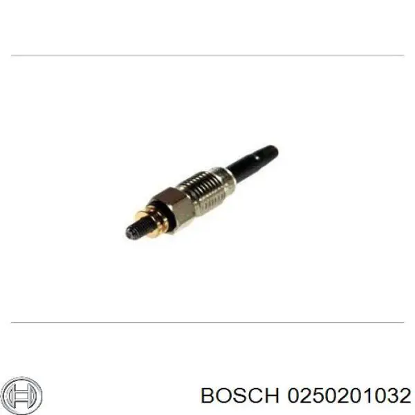 0250201032 Bosch bujía de precalentamiento
