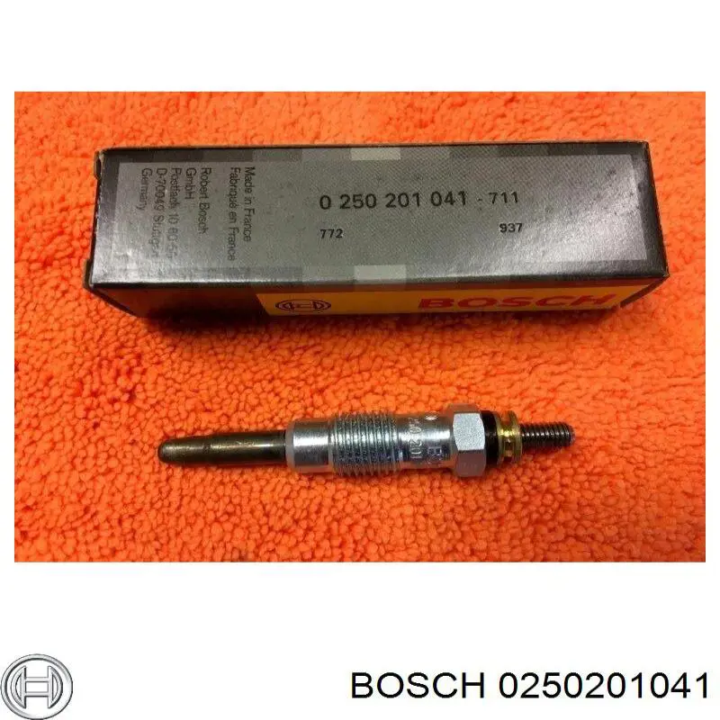 0250201041 Bosch bujía de precalentamiento