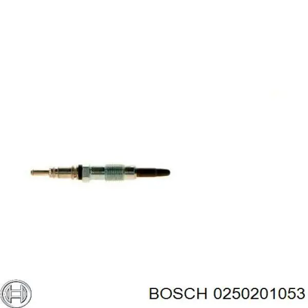 0 250 201 053 Bosch bujía de precalentamiento